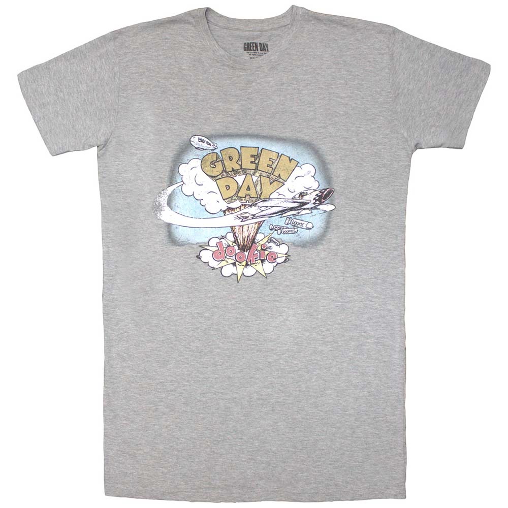 Green Day - Vintage Dookie Kurzes Kleid - Grau